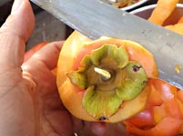 甘柿で作る干し柿（ドライフルーツ）